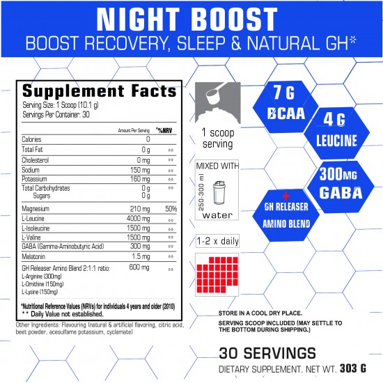 RECOVERY, SLEEP & GH BOOST / 30 SERVINGS